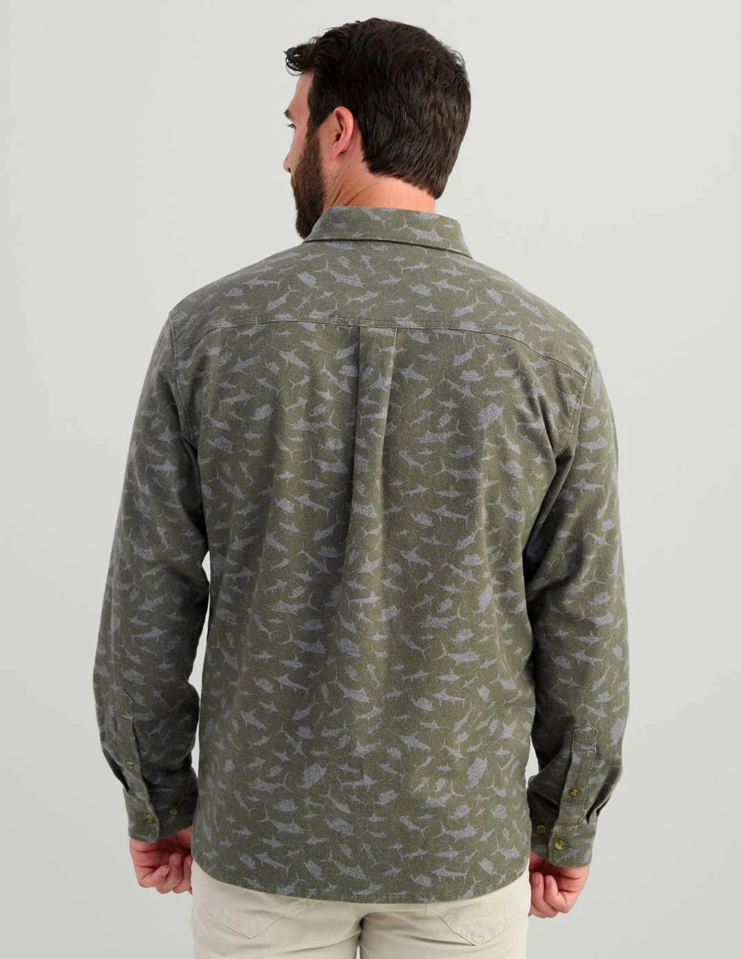 HUK Flannels & Overshirts Chesapeake KC Printed Flannel