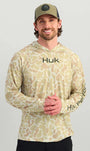 HUK Hoodie Sand Camo / S Airweight KC Printed Hoodie