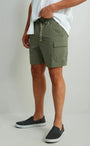 Huk Shorts Creekbed Cargo Short 7" - Moss