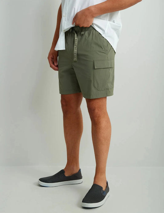 Huk Shorts Creekbed Cargo Short 7" - Moss