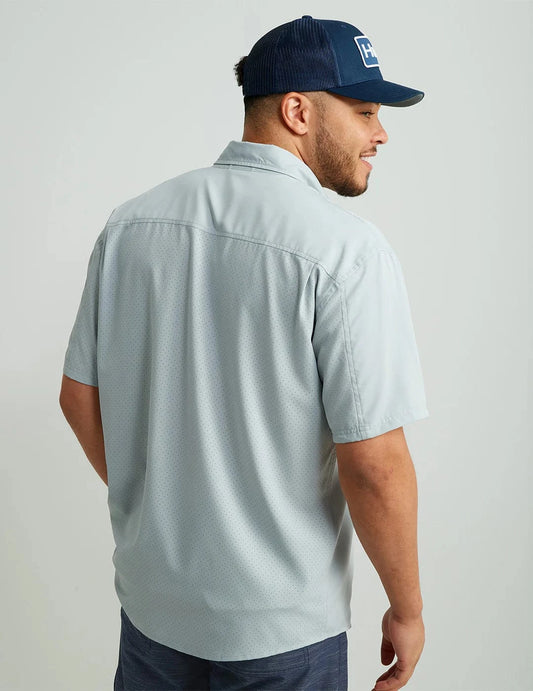 HUK Sport Shirts Harbor Mist / XL Tide Point Short Sleeve Button-Down