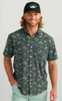 Huk Sport Shirts Kona Button-Down - Black Flying High