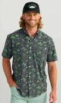 Huk Sport Shirts Kona Button-Down - Black Flying High