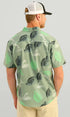 Huk Sport Shirts Kona Button-Down - Fog Green Island Dreaming