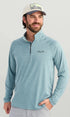 HUK Sweaters Airweight Heather 1/4 Zip