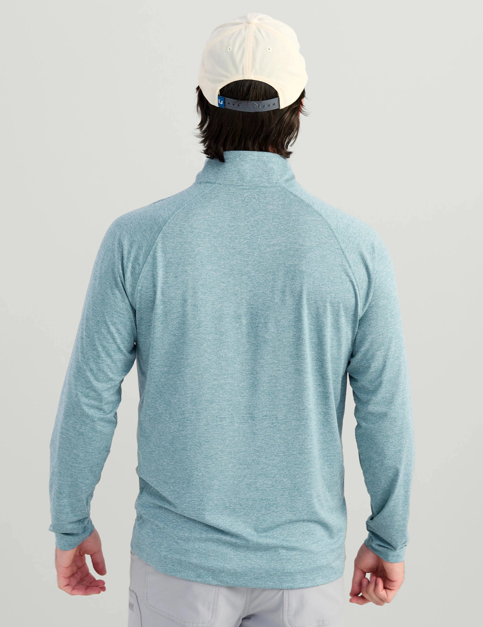 HUK Sweaters Airweight Heather 1/4 Zip