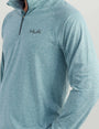 HUK Sweaters Silver Blue Heather / S Airweight Heather 1/4 Zip