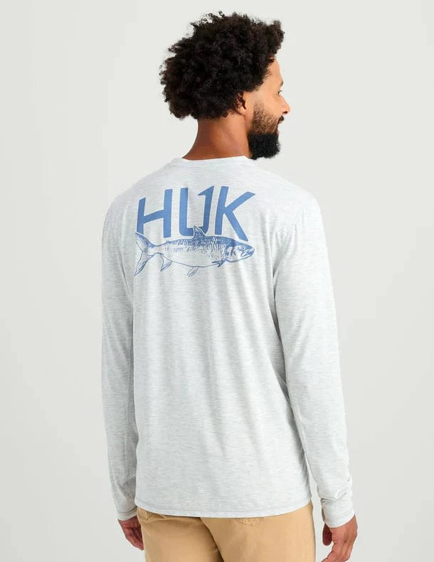 HUK T-Shirts Drift Long Sleeve Performance Tee