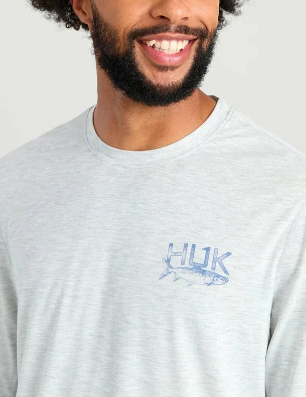 HUK T-Shirts Drift Long Sleeve Performance Tee
