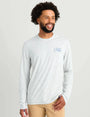 HUK T-Shirts HARBORMIST HTHR / S Drift Long Sleeve Performance Tee