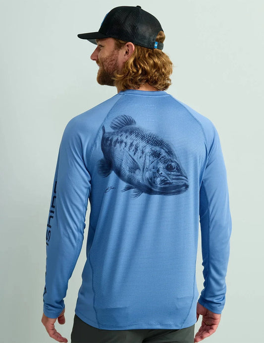 Huk T-Shirts Icon KC Graphic Performance Crew - Graphic Quiet Harbor