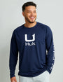 Huk T-Shirts Icon Performance Crew - Naval Academy