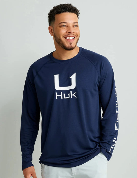 Huk T-Shirts Icon Performance Crew - Naval Academy