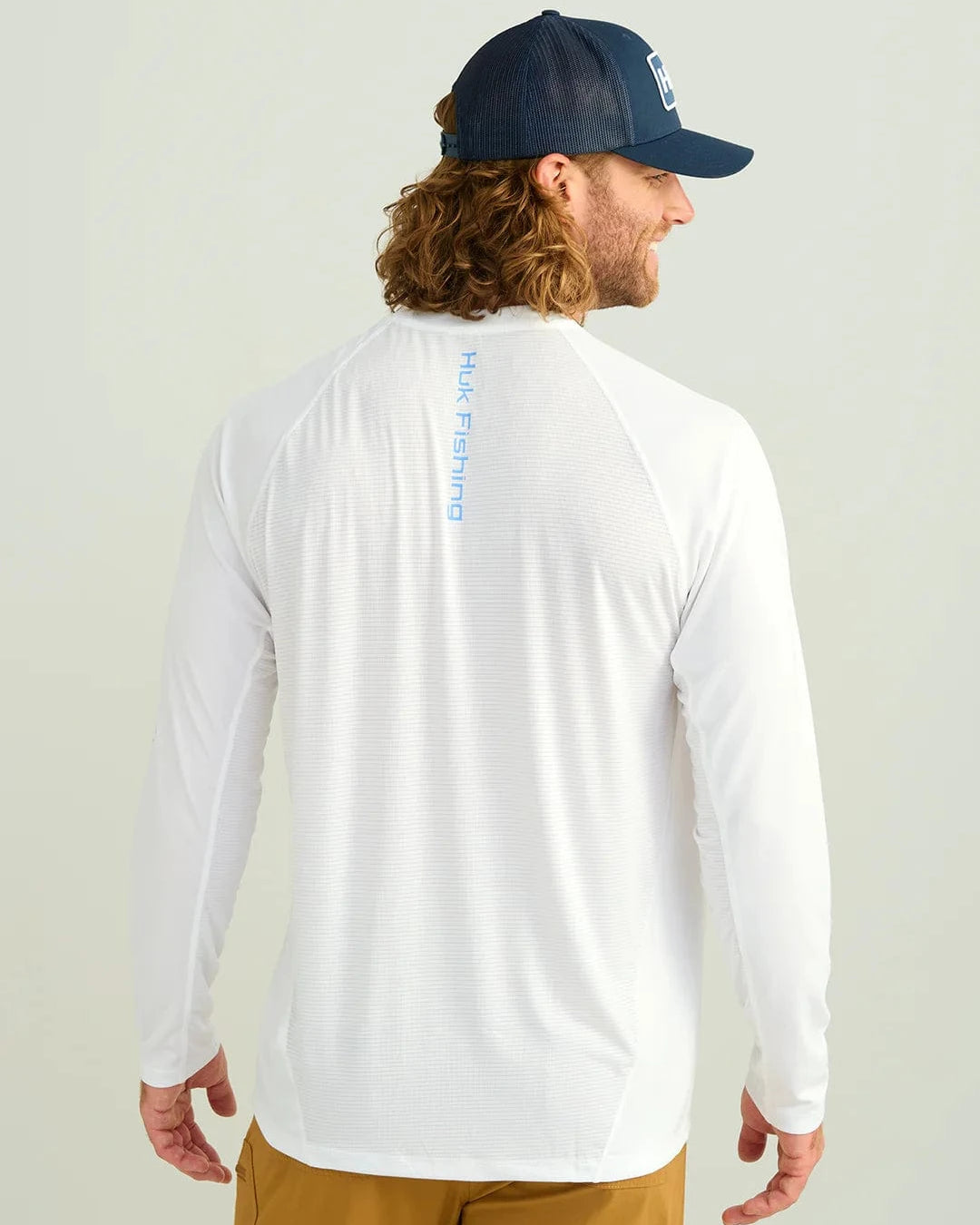 Huk T-Shirts Icon Performance Crew - White