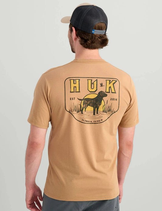HUK T-Shirts Lab Patch Pocket Tee