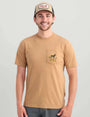 HUK T-Shirts Marl / S Lab Patch Pocket Tee