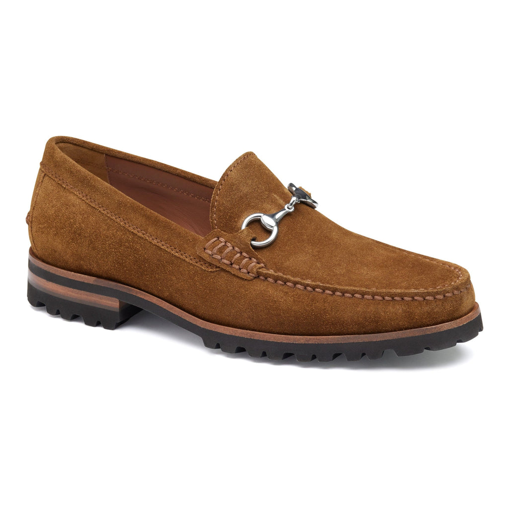 J&M Shoes Baldwin Lug-Sole Bit Loafer