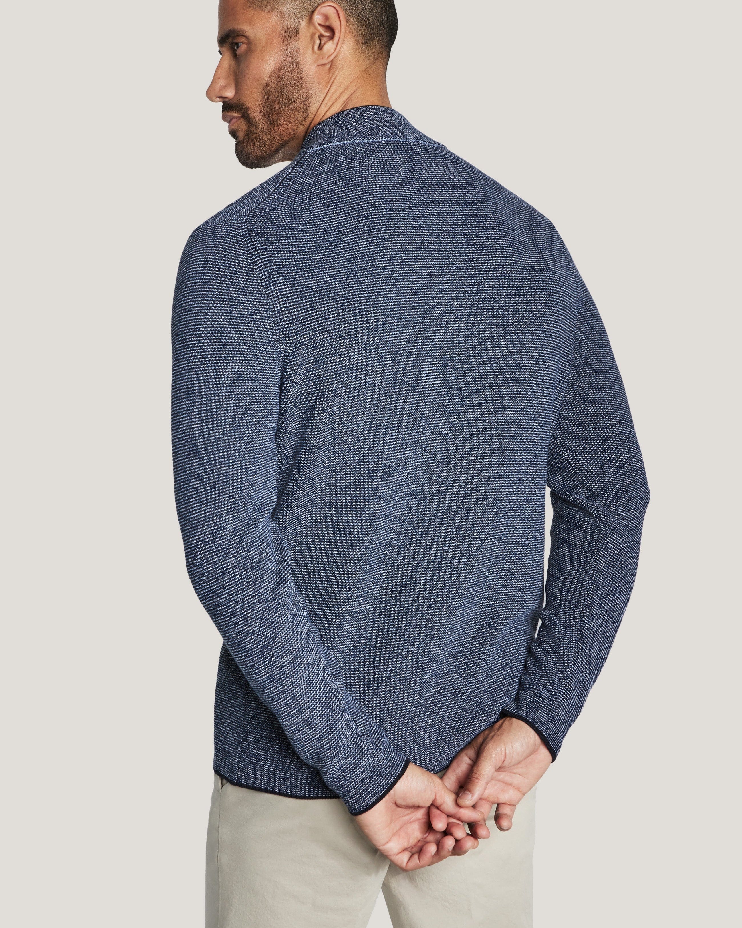 Jack Victor Limited 1/4 Zip Dualac 1/4-Zip Sweater