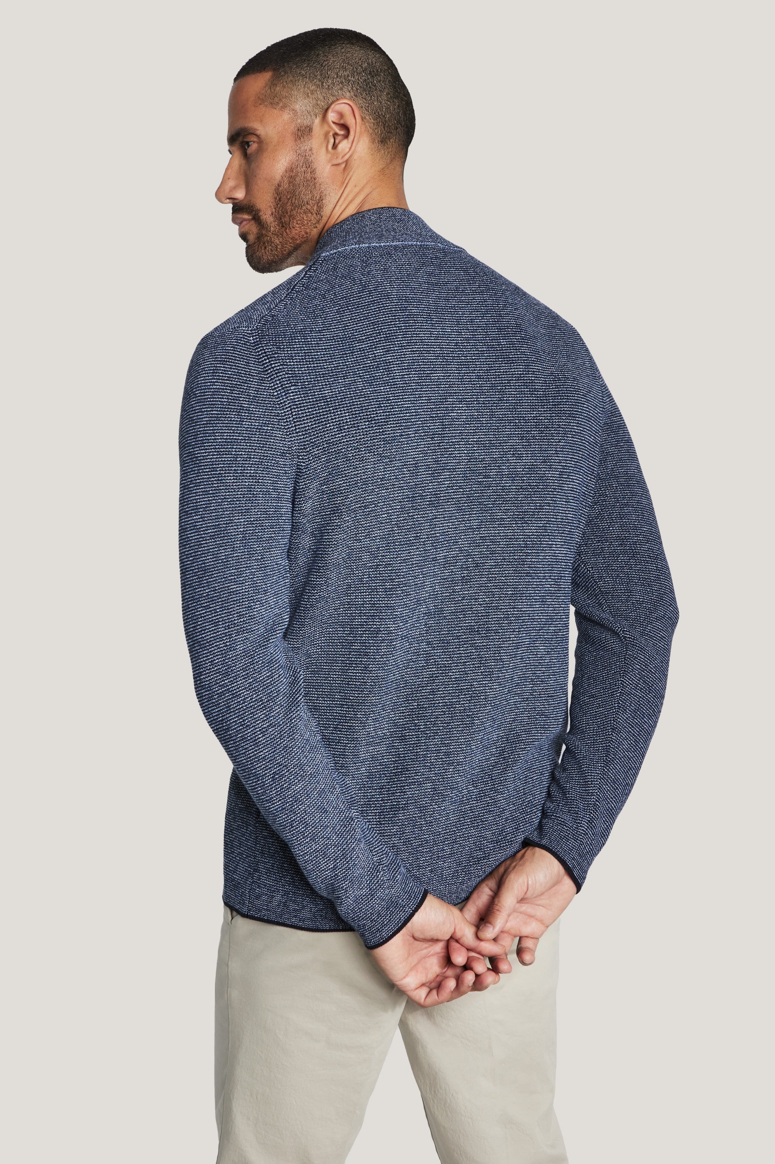 Jack Victor Limited 1/4 Zip Dualac 1/4-Zip Sweater