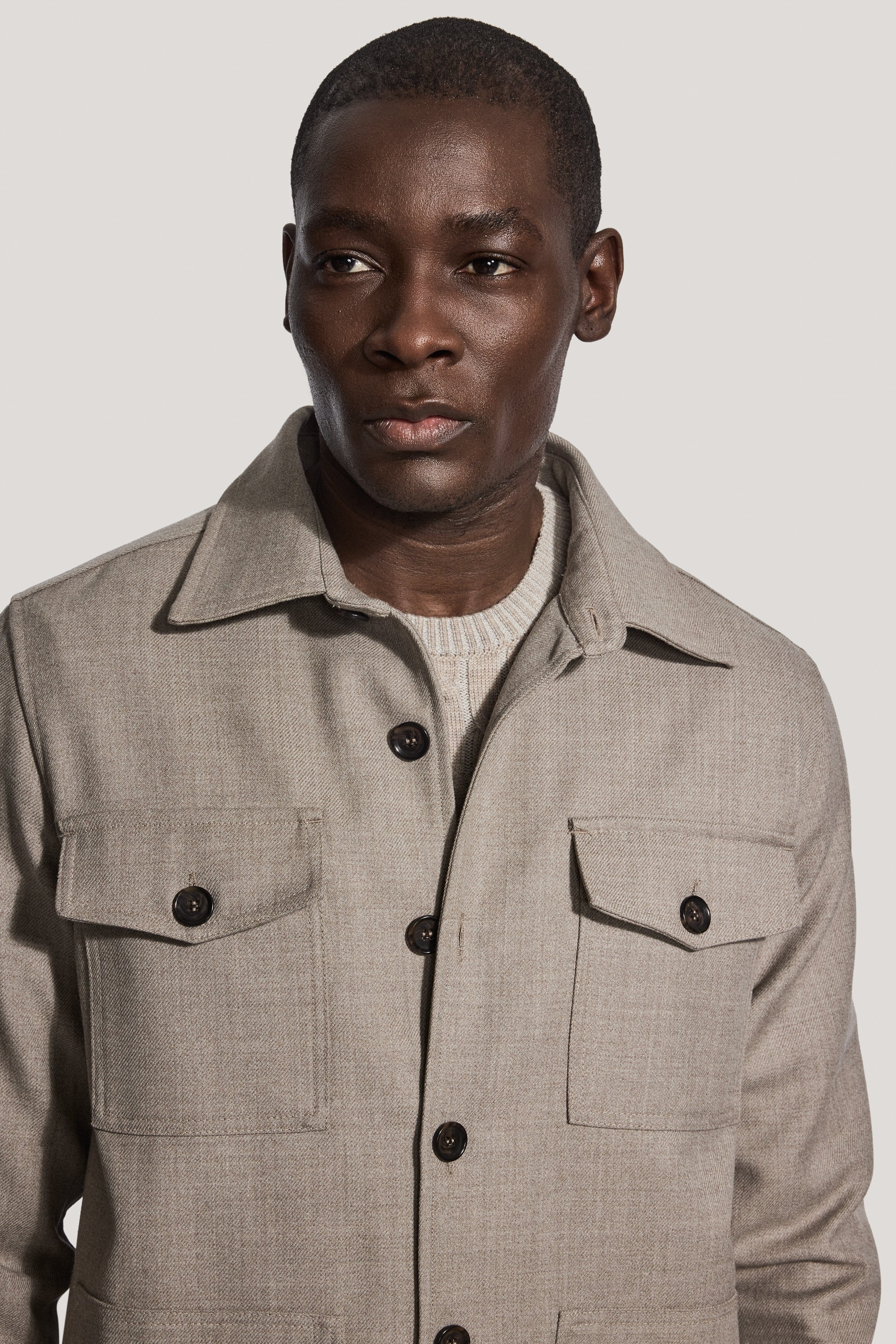 Jack Victor Limited Jackets Rainwool Wheat Overshirt
