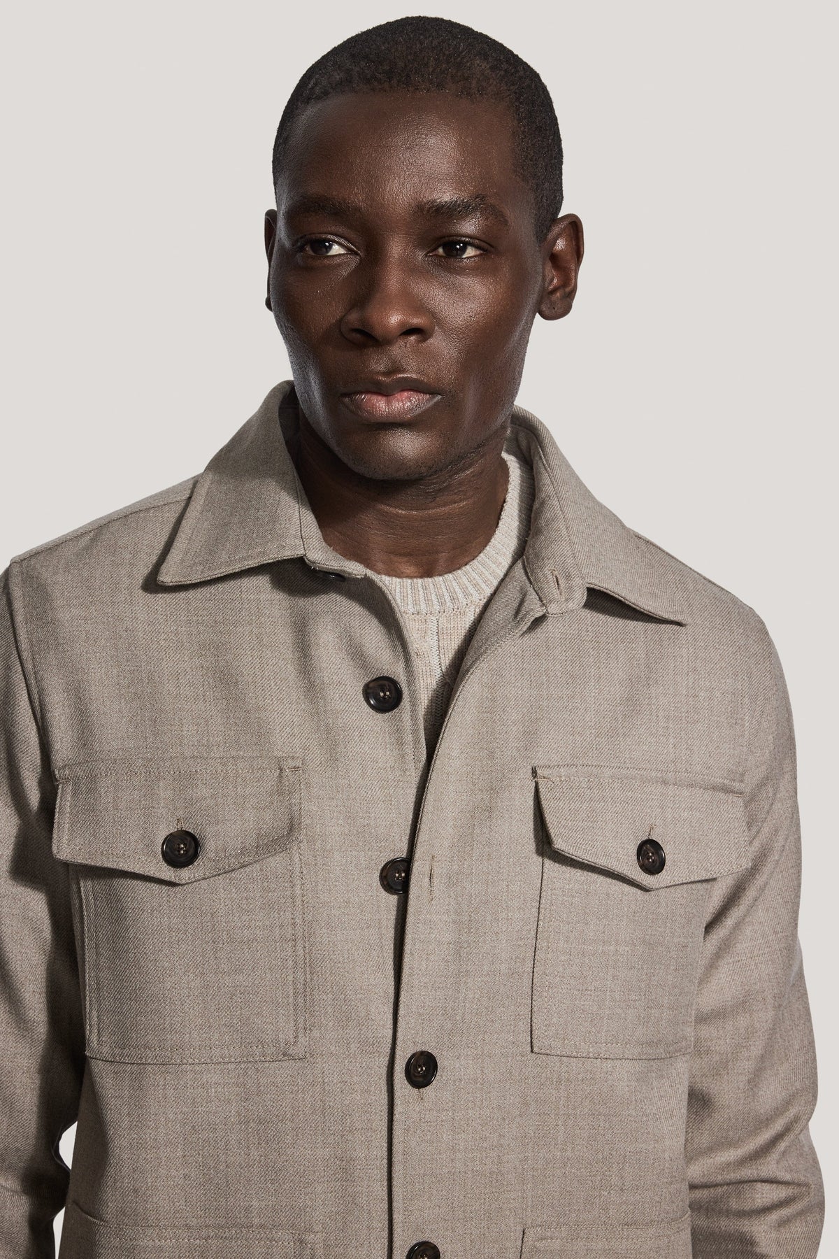 Jack Victor Limited Jackets Rainwool Wheat Overshirt