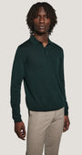 Jack Victor Limited Polos FORREST GREEN / M Long Sleeve Polo