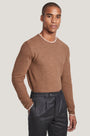 Jack Victor Limited Sweaters Camel / M Belvedere Crew Neck