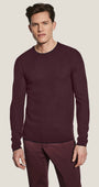 Jack Victor Limited Sweaters Wine / M Belvedere Crew Neck