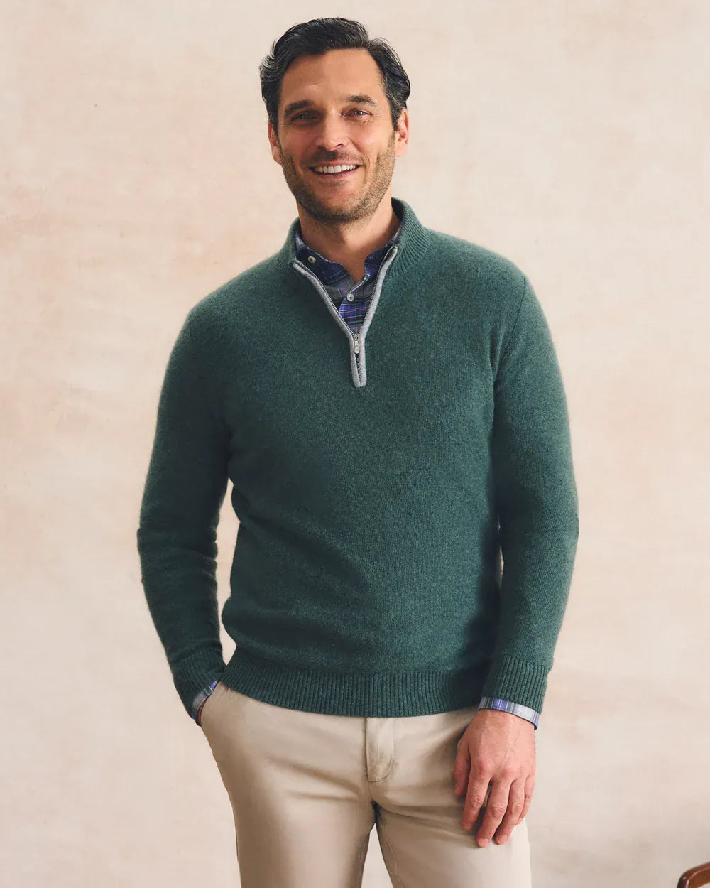 Johnnie-O 1/4 Zip Cashmere 1/4 Zip