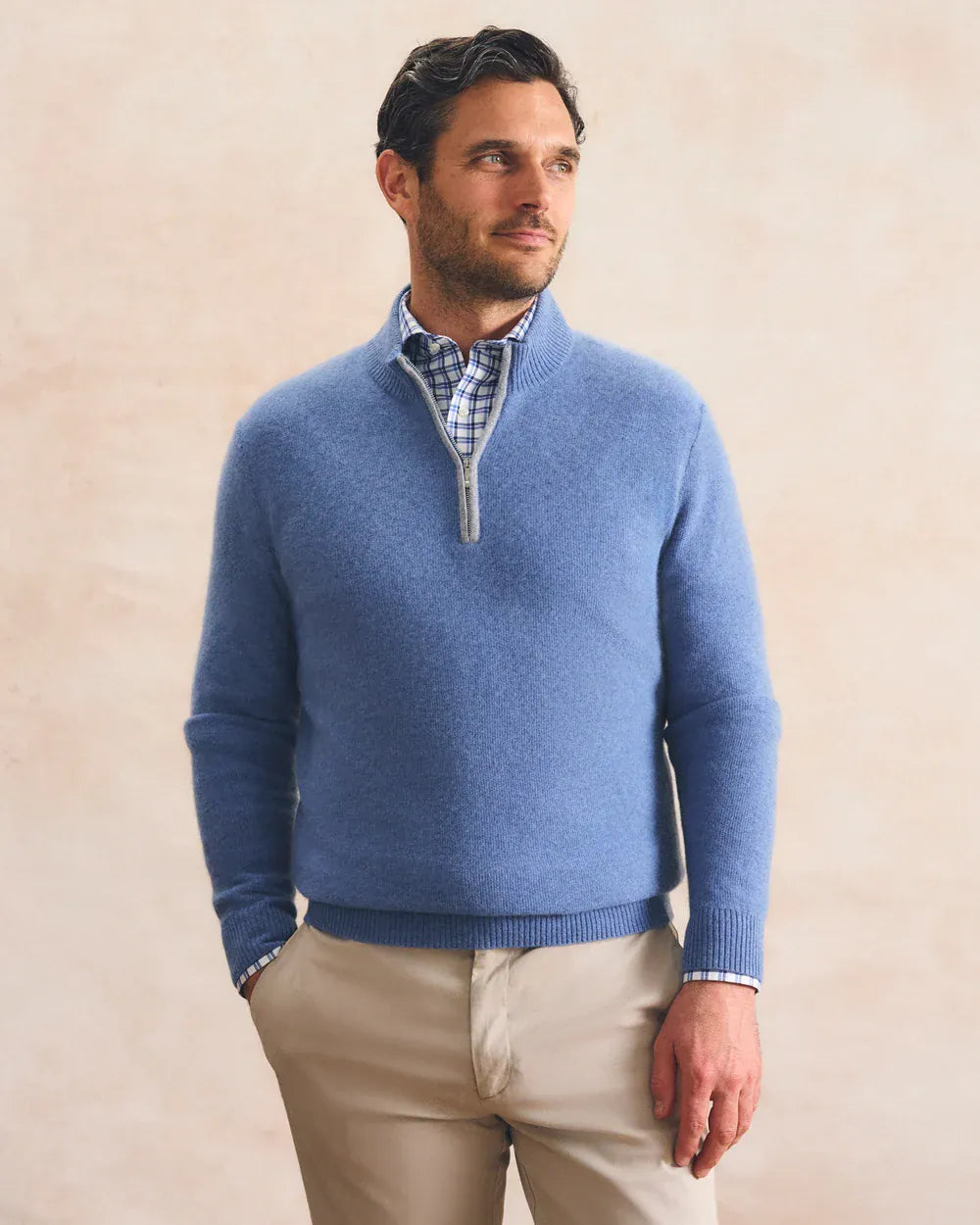Johnnie-O 1/4 Zip Cashmere 1/4 Zip