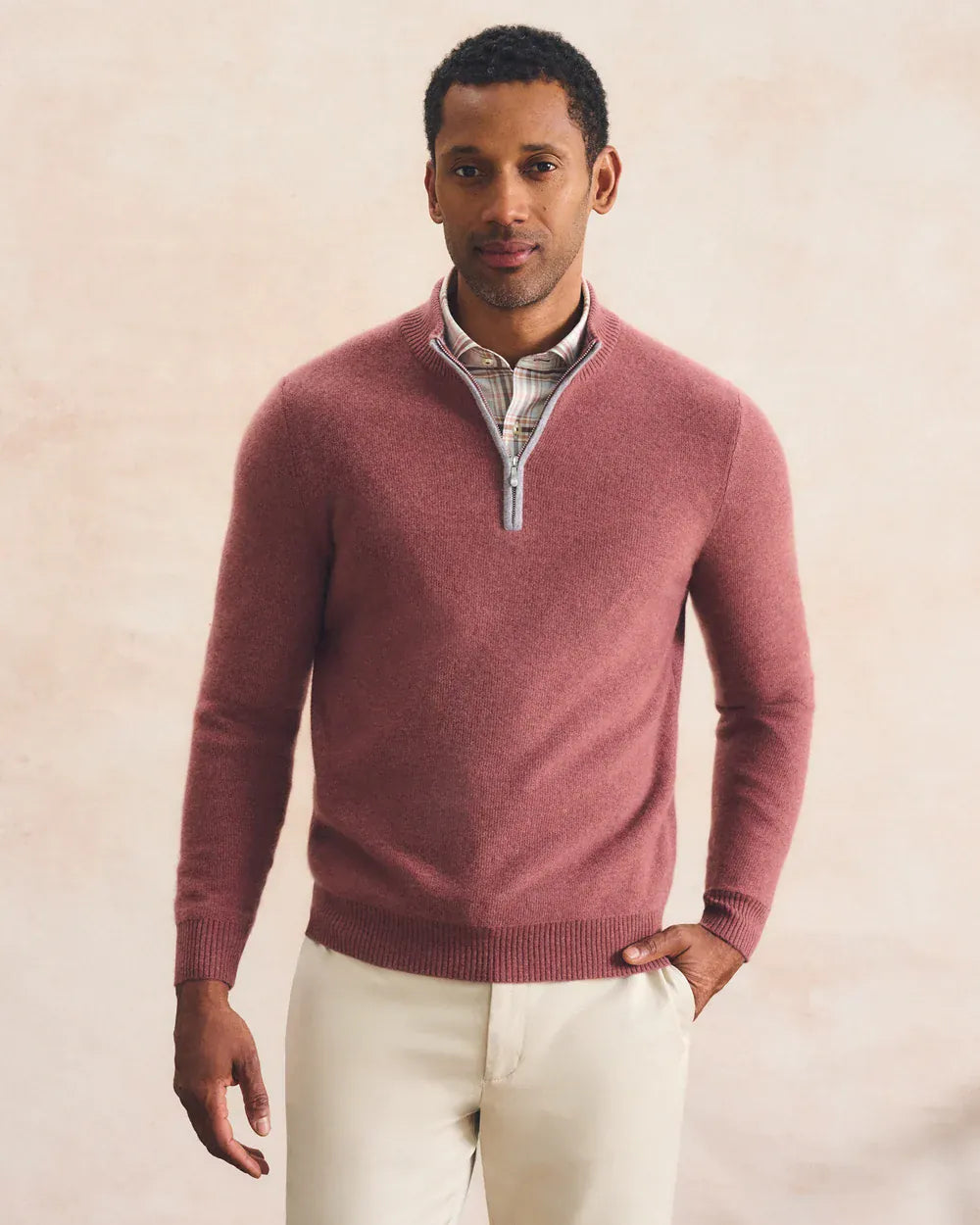 Johnnie-O 1/4 Zip Cashmere 1/4 Zip