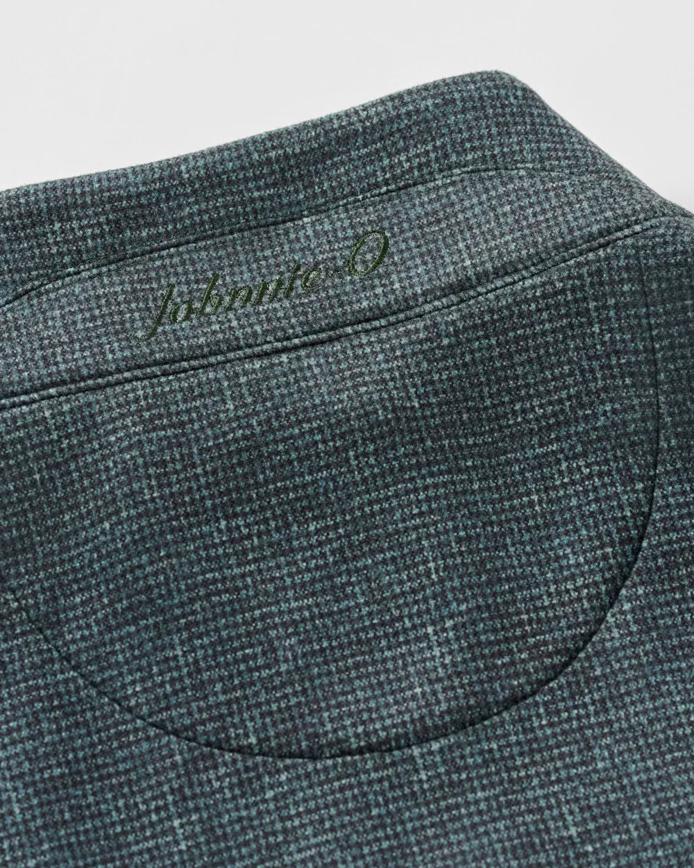 Johnnie-O 1/4 Zip Check Mikey Fleece 1/4 Zip Pullover