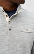 Johnnie-O 1/4 Zip Cove Striped Cotton Henley
