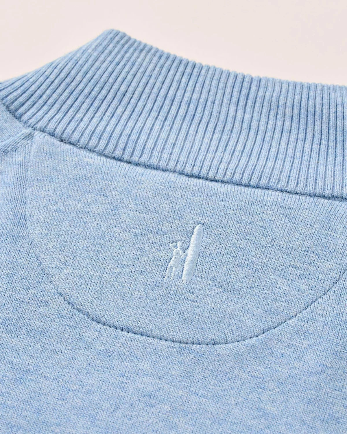Johnnie-O 1/4 Zip Desmond Plaited Cotton Blend 1/4 Zip Sweater