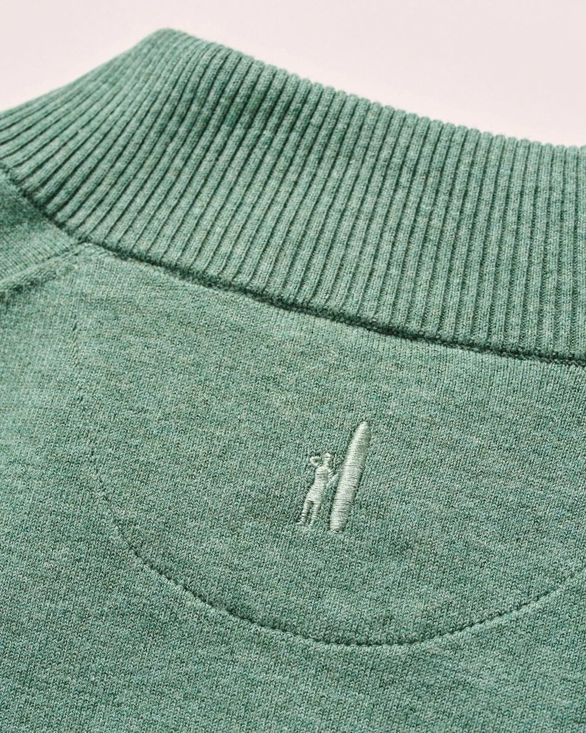 Johnnie-O 1/4 Zip Desmond Plaited Cotton Blend 1/4 Zip Sweater