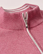 Johnnie-O 1/4 Zip Desmond Plaited Cotton Blend 1/4 Zip Sweater