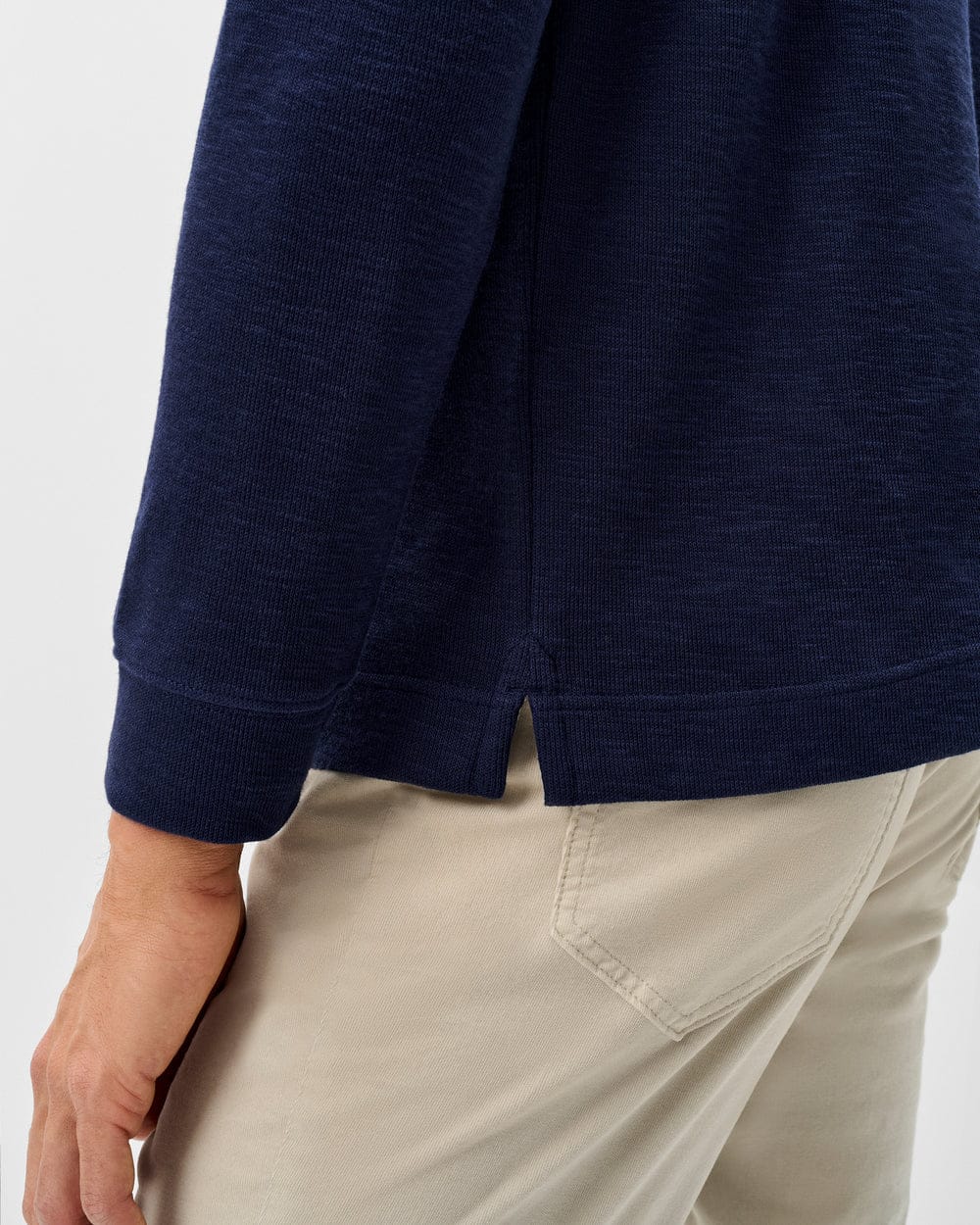Johnnie-O 1/4 Zip Flame Stitch 1/4 Zip Pullover