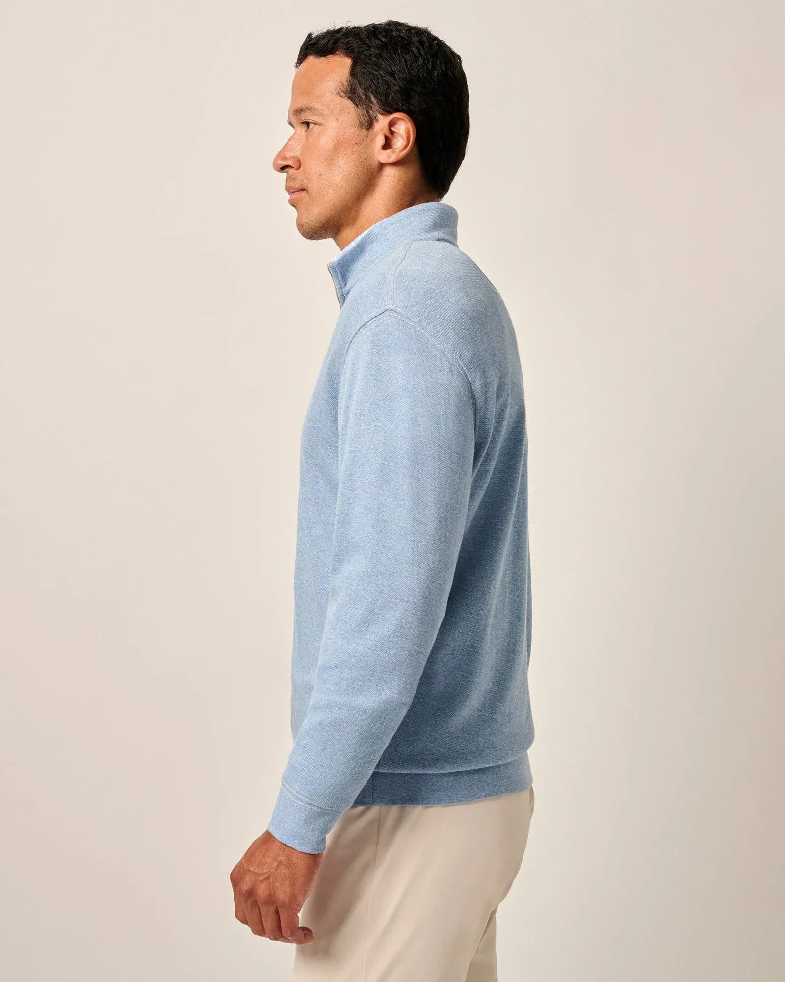 Johnnie-O 1/4 Zip Hanks "Lightweight Sully" 1/4 Zip Pullover in Lapis