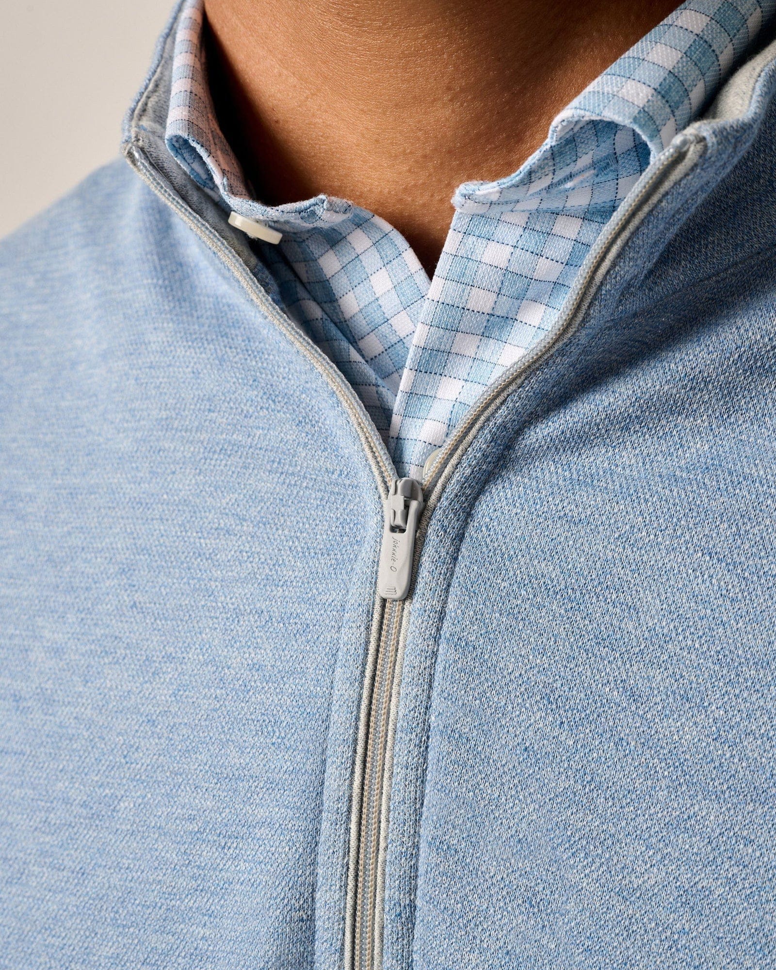 Johnnie-O 1/4 Zip Hanks "Lightweight Sully" 1/4 Zip Pullover in Lapis
