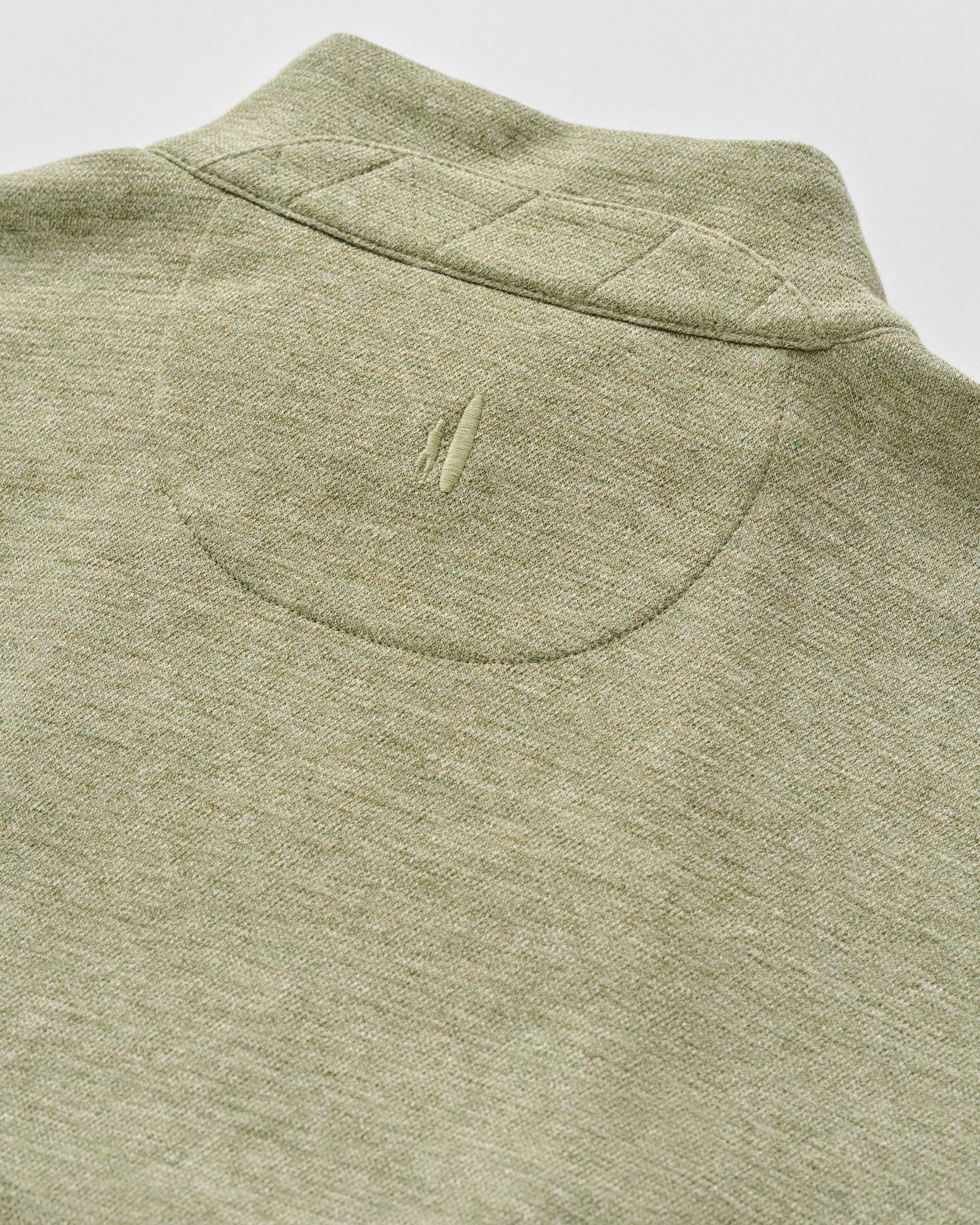 Johnnie-O 1/4 Zip Hanks "Lightweight Sully" 1/4 Zip Pullover in Pesto