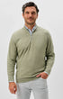Johnnie-O 1/4 Zip Hanks "Lightweight Sully" 1/4 Zip Pullover in Pesto