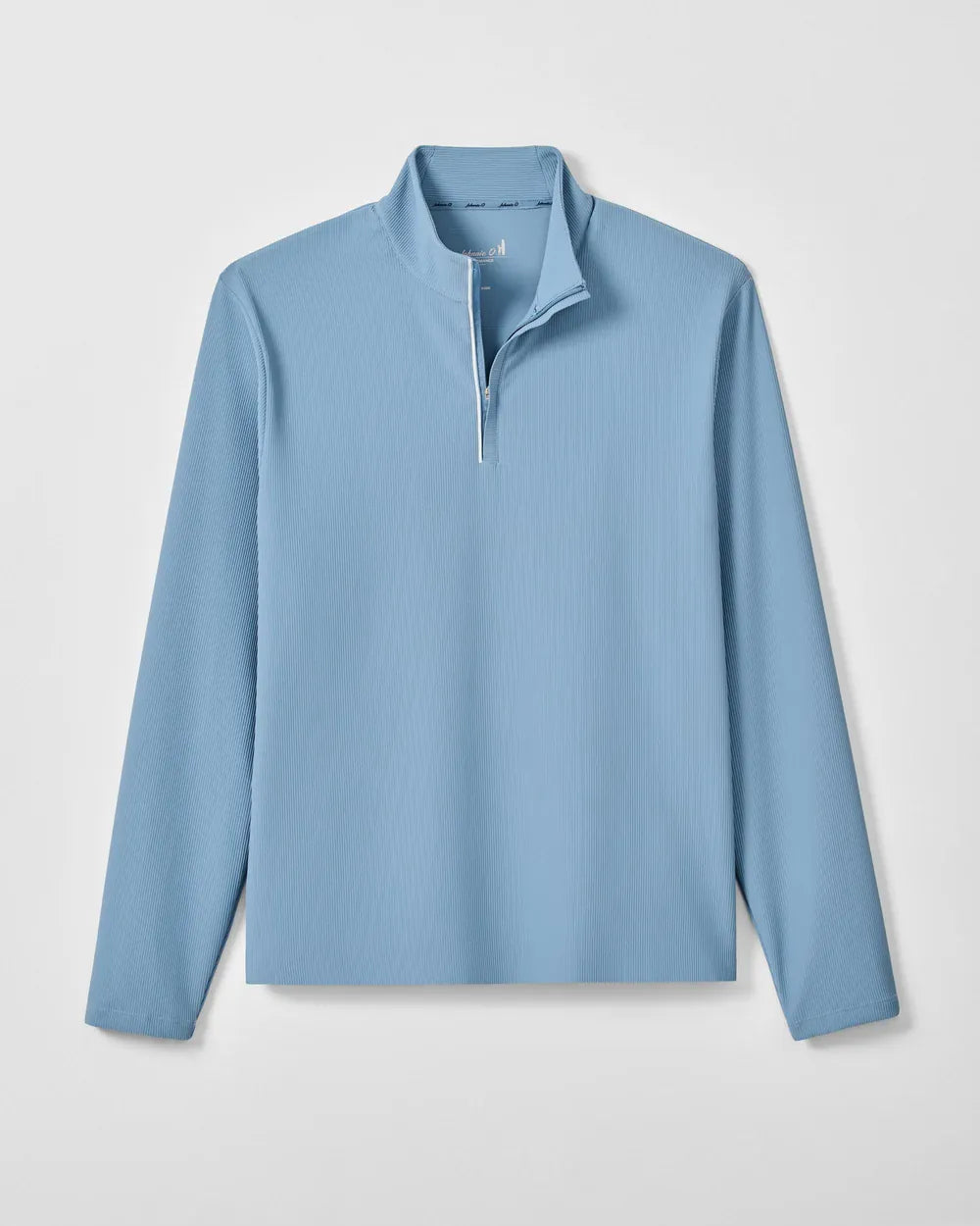 Johnnie-O 1/4 Zip Hoppin Ribbed Knit Performance 1/4 Zip Pullover