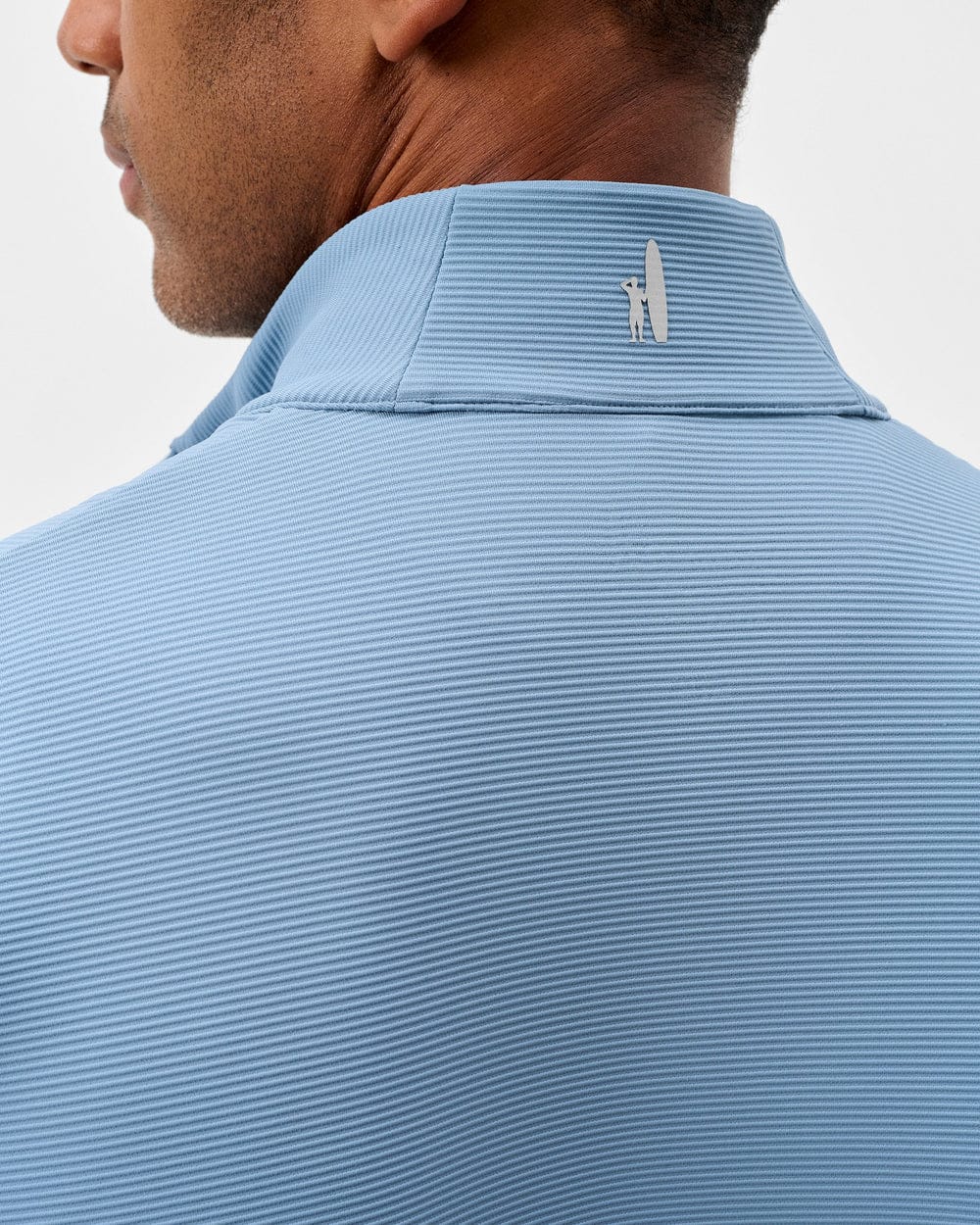 Johnnie-O 1/4 Zip Hoppin Ribbed Knit Performance 1/4 Zip Pullover