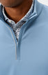 Johnnie-O 1/4 Zip Hoppin Ribbed Knit Performance 1/4 Zip Pullover