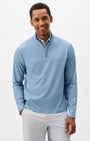 Johnnie-O 1/4 Zip Hoppin Ribbed Knit Performance 1/4 Zip Pullover