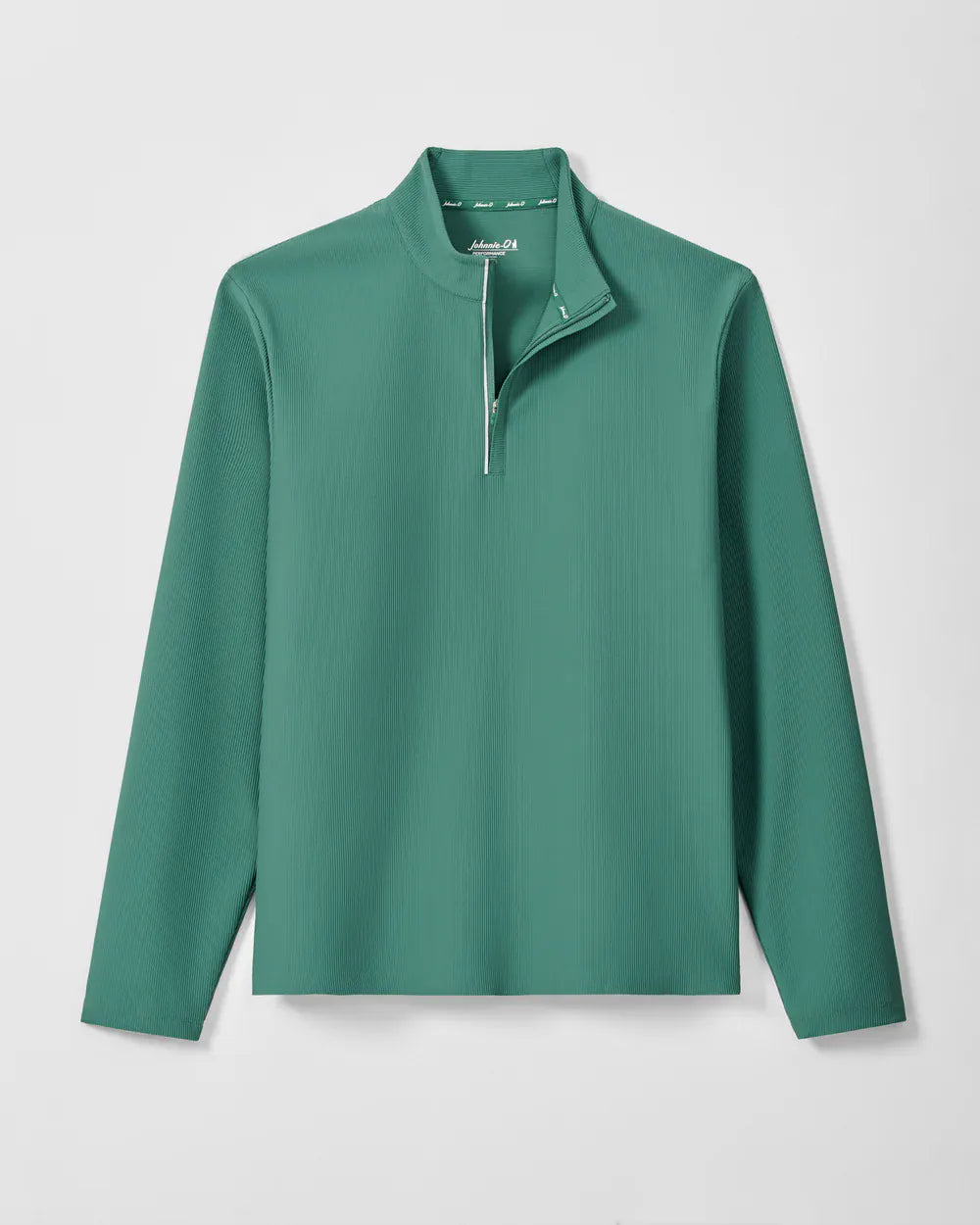 Johnnie-O 1/4 Zip Hoppin Ribbed Knit Performance 1/4 Zip Pullover