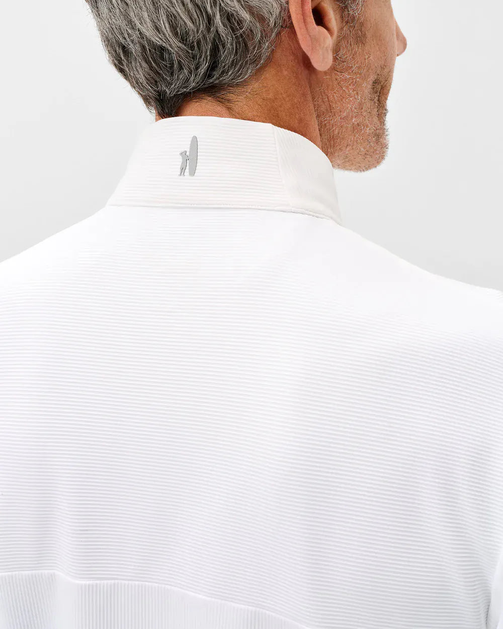 Johnnie-O 1/4 Zip Hoppin Ribbed Knit Performance 1/4 Zip Pullover