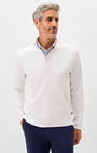 Johnnie-O 1/4 Zip Hoppin Ribbed Knit Performance 1/4 Zip Pullover