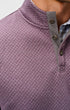 Johnnie-O 1/4 Zip Rockwells Diamond-Quilted Henley Pullover