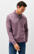 Johnnie-O 1/4 Zip Rockwells Diamond-Quilted Henley Pullover